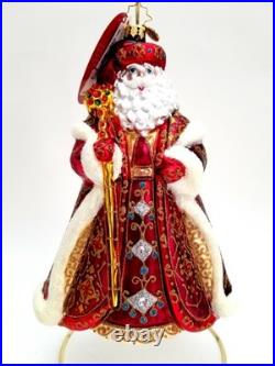 Christopher Radko Years In The Making Nick #1022533 Elegant Santa With Staff