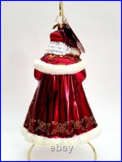 Christopher Radko Years In The Making Nick #1022533 Elegant Santa With Staff