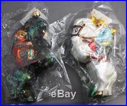 Christopher Radko Yippy Yi Yo 1997 Ornaments 97-SP-25 Limited Edition Set NIB