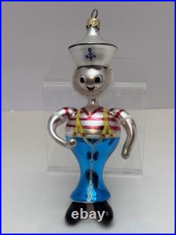Christopher Radko ships ahoy sailor # 94-263-0 ornament Rare Blue Pants Italian