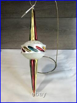 Christopher radko 1993 Thunderbolt Made in Germany Ornament Very Rare