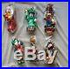 Christopher radko disney ornaments 6 Assorted NEW in boxes