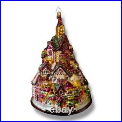 Christopher radko ornaments Ginger Bread Lane Village Tree Rare