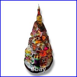 Christopher radko ornaments Ginger Bread Lane Village Tree Rare
