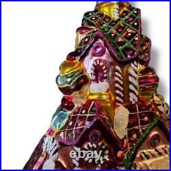 Christopher radko ornaments Ginger Bread Lane Village Tree Rare