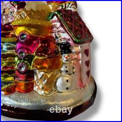 Christopher radko ornaments Ginger Bread Lane Village Tree Rare