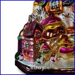 Christopher radko ornaments Ginger Bread Lane Village Tree Rare