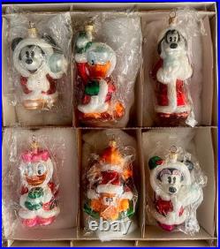 DISNEY Radko Snowball Family 98-DIS-24 Mickey & Friends #896 of 2000 New 1998