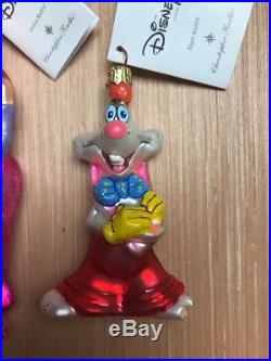 Disney Christopher Radko Ornaments Roger Jessica Rabbit 1999 Retired Limited H17