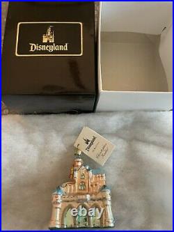 Disney The Blue Castle Disneyland castle Christopher Radko glass ornament