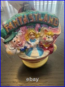 Disneyland 50th Christopher Radko Glass Ornament Fantasyland LE 1955 with stand
