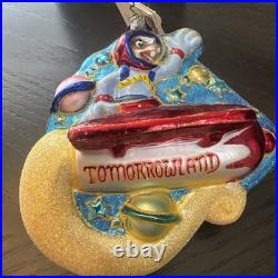 Disneyland 50th Christopher Radko Glass Ornament Main Street USA Mickey LE NIB