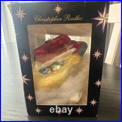 Disneyland 50th Christopher Radko Glass Ornament Main Street USA Mickey LE NIB