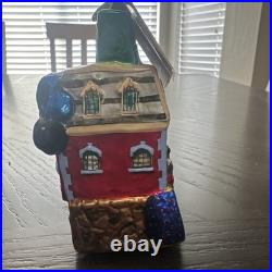 Disneyland 50th Christopher Radko Glass Ornament Main Street USA Mickey LE NIB