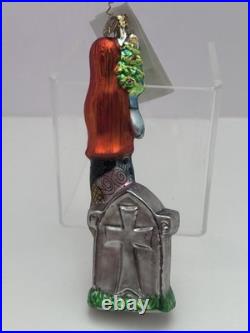 Disneyland Christopher RADKO Glass Nightmare Before Christmas SALLY Ornament Tag