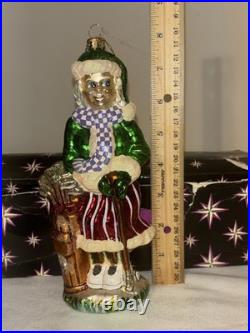 EXTREMELY RARE Queen Of The Green Lady Golf Christopher Radko Ornament A229