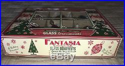 FANTASIA by Christopher Radko Newcastle Woods set of 6 ornaments VERY RARE