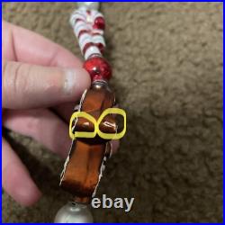 FLAW CHIP Radko Candyland Cupcake Gingerbread Candy Cane Ice Cream Garland 36