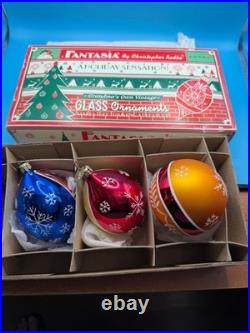 Fantasia by Christopher Radko-Grandma's Own Vintage-Set of 3-Select Edition-MIB
