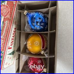 Fantasia by Christopher Radko-Grandma's Own Vintage-Set of 3-Select Edition-MIB