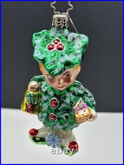 HTF Christopher Radko JACK FROST Maddie Gem Glass Ornament 10111870 VGUC