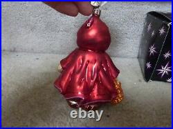 HTF Christopher Radko Muffy Vanderbear Little Red Riding Hood Ornament 6