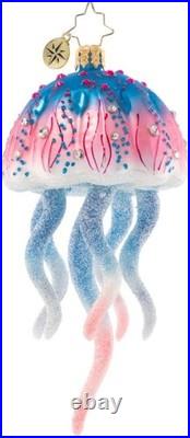 Hand-Crafted Colorful Jelly Glass Christmas Ornament Radko 2023 Collection