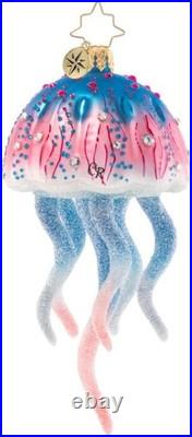 Hand-Crafted Colorful Jelly Glass Christmas Ornament Radko 2023 Collection