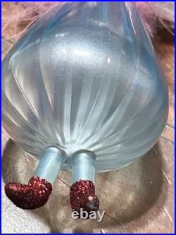 Handblown Christopher Radko Fairy Godmother Ballerina Christmas Ornament Italy