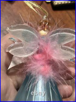 Handblown Christopher Radko Fairy Godmother Ballerina Christmas Ornament Italy