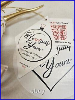 Heartfully Yours LUXE WINTER DASH Ornament by Artist Christopher Radko