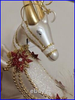 Heartfully Yours LUXE WINTER DASH Ornament by Artist Christopher Radko