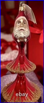 Highly Collectible & Valuable Vintage Christopher Radko Santa Pendant Ornament