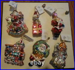 LOT 24 NWT New Christopher Radko Large Collectible Christmas Holiday Ornaments