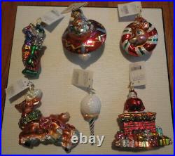 LOT 24 NWT New Christopher Radko Large Collectible Christmas Holiday Ornaments