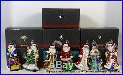 LOT 7 CHRISTOPHER RADKO CHRISTMAS ORNAMENTS 25th Anniversary Santa Collection