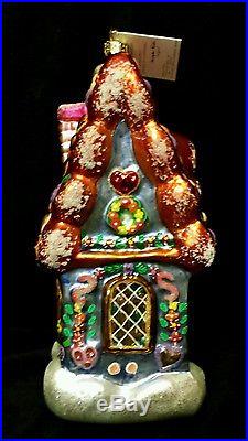 Lg Christopher Radko 1998 LE Sugar Shack Extravaganza Retired Christmas Ornament