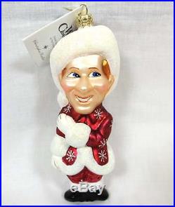 Lot 3 Christopher Radko White Christmas Holiday Ornaments Bing Crosby Danny Kaye