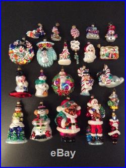 Lot Of 20 Christopher Radko Ornaments Set #2