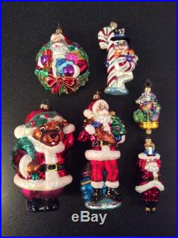 Lot Of 20 Christopher Radko Ornaments Set #2