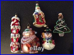 Lot Of 20 Christopher Radko Ornaments Set #3
