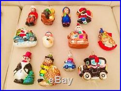 Lot Of 22 Christopher Radko Ornaments Excellent preowned condition