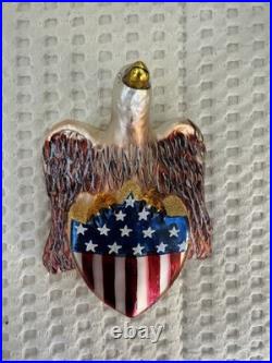 Lot Of 5 Christopher Radko Patriotic Holiday Ornaments