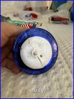 Lot Of 5 Christopher Radko Patriotic Holiday Ornaments Lot Of 5 Christopher Radko Patriotic Holiday Ornaments
