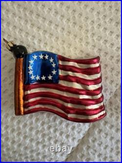 Lot Of 5 Christopher Radko Patriotic Holiday Ornaments Lot Of 5 Christopher Radko Patriotic Holiday Ornaments