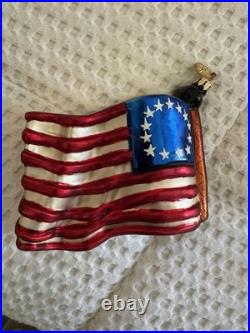 Lot Of 5 Christopher Radko Patriotic Holiday Ornaments Lot Of 5 Christopher Radko Patriotic Holiday Ornaments