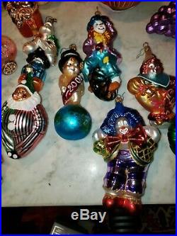 Lot of 22! Christopher Radko Easter Holiday Glass Christmas Ornaments! ESTATE