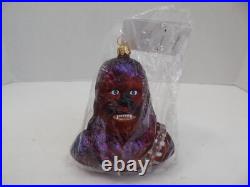 Lot of 2 NEW Christopher Radko Disney Star Wars Darth Vader & Chewbacca Ornament