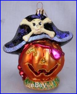 Lot of 6 Christopher Radko Halloween Ornaments withBoxes