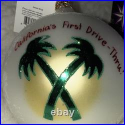 MINT RARE In-N-Out Burger Christopher Radko Christmas Ornament NIB 2003 MINT RARE In-N-Out Burger Christopher Radko Christmas Ornament NIB 2003